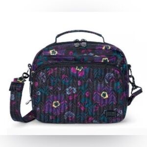 NWT Lug Boho Floral Black Ranger Mini Crossbody Bag